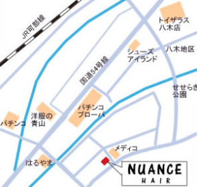 NUANCE HAIRւ̒n}