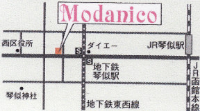 Modanicoւ̒n}