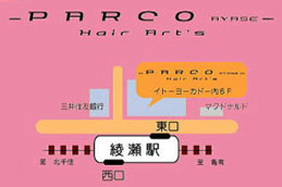 Hair Art's@PARCOւ̒n}