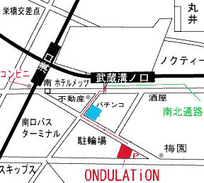 ONDULATION�ւ̒n�}