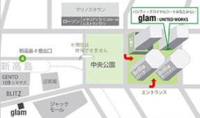 glam UNITED WORKSւ̒n}