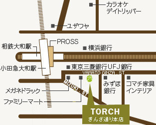 Torch@hairhead spa@ʂ{Xւ̒n}