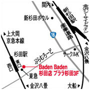 Baden Baden ���c�X�ւ̒n�}