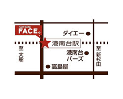 FACEB@`ւ̒n}