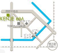 KENJE eM への地図
