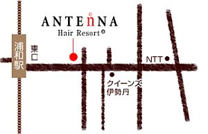 ANTEnNA HairResort YaXւ̒n}