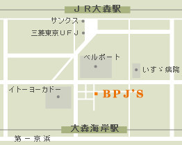BPJ'S ��X�X�ւ̒n�}