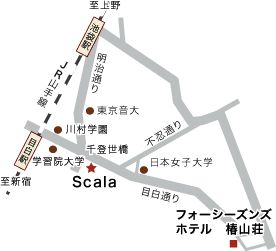 スカラ への地図