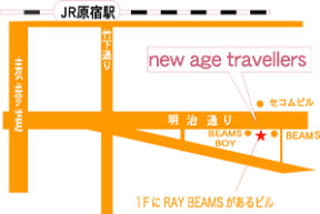 ARTISTAへの地図