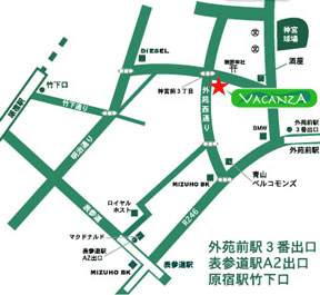 VACANZA�ւ̒n�}