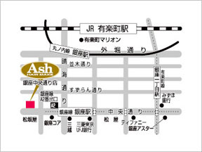 Ash�@��������ʂ�X�ւ̒n�}
