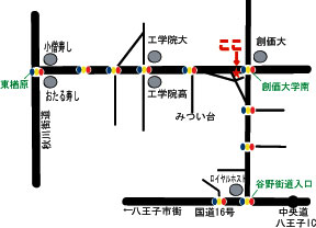 BARBER ROISへの地図