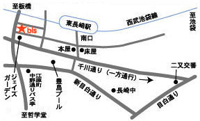 Apres Midi bisへの地図