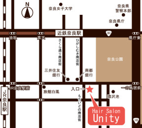 Hair Salon Unityւ̒n}