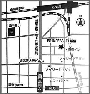 L`agoraへの地図