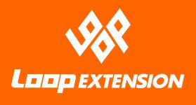 LOOP EXTENSION 原宿店ロゴ