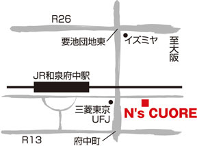 N's Cuoreւ̒n}