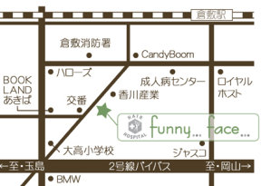HAIR HOSPITAL funny face�ւ̒n�}