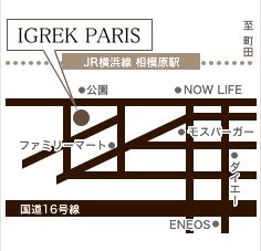 IGREK PARIS�@���͌��X�ւ̒n�}