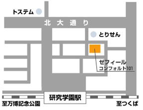 Hair Resort Zephyr�ւ̒n�}