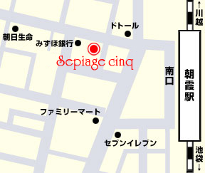 Sepiage cinq�ւ̒n�}