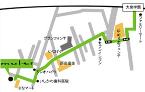 hair studio multi�ւ̒n�}