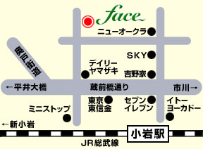 �V�F�[�u���G�X�e�@face�ւ̒n�}