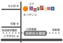 SurPass�@�c�t�J�X�ւ̒n�}