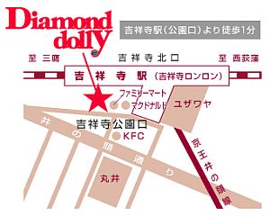 Diamond dolly�ւ̒n�}