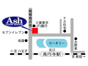 Ash�@���~���X �ւ̒n�}