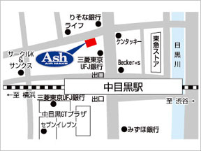 Ash�@���ڍ��X�ւ̒n�}