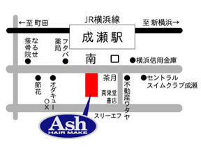 Ash�@�����X�ւ̒n�}