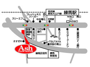Ash�@���n�X�ւ̒n�}