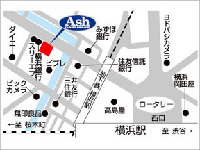 Ash�@���l�����X�ւ̒n�}
