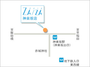ZAZA �_�y��X�ւ̒n�}