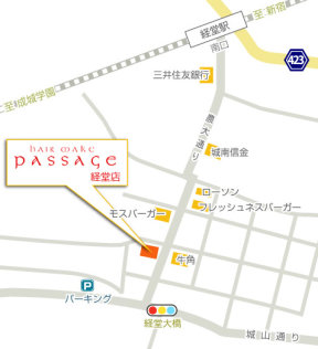 hair make passage�@�o���X�ւ̒n�}