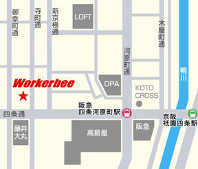Worker bee�ւ̒n�}